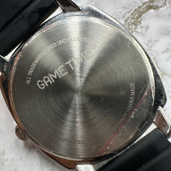 Game Time Arizona State Sun Devils Watch Men Silver Tone Black 50MM Large Dial - Picture 3 of 12